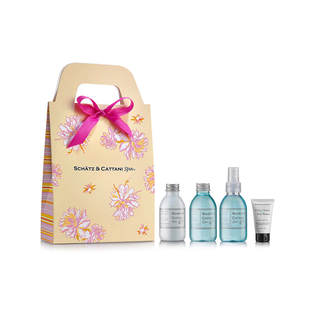 Set Bolsa regalo 4 productos Orquídea Blanca