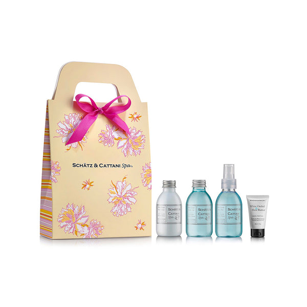 Set Bolsa regalo 4 productos Orquídea Blanca